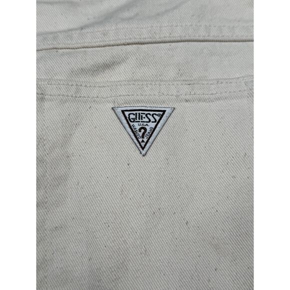 Vintage Guess by Georges Marciano High Rise Jeans USA Style 48115 Off White Sz 2 - Picture 6 of 14